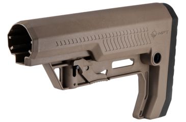 Image of Mission First Tactical Battlelink Extreme Duty Minimalist Stock, AR-15, Mil-Spec, 1.148 Diameter Receiver Extensions, Scorched Dark Earth, BMSMIL-EXD-SDE