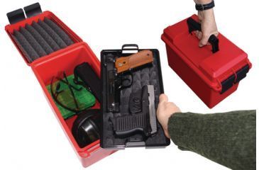 Image of MTM Handgun Conceal Carry Case, Red, HCC-30