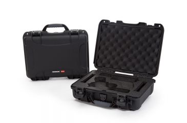 Image of Nanuk Hard Gun Case W/Foam Insert For Glock 2Up, 14.3in, Black, Medium, 910S-080BK-0J0-18002