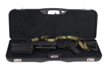 Image of Negrini 32in AR15-Tactical Rifle Case - Rubber trim, Black/Black, 1645R-TAC/6082