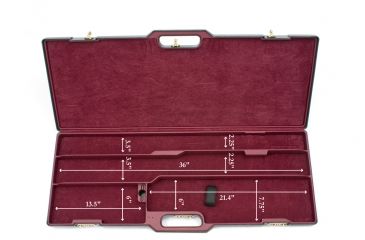 Image of Negrini Budget ABS Trap/Sporting Combo Hard Case,37x11.5x3.5in,2 Barrels 36in Max 1653R-5003