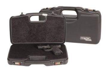 Image of Negrini Compact Tactical Handgun Case, Black/Black, L15.2in x W8.8in x D3.1in 2018TS/4835