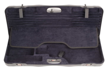 Image of Negrini OU Skeet Two Barrel Shotgun Case + Tube Set, Black/Navy, 1652LR-TUBE/5040