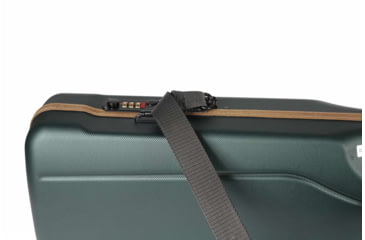 Image of Negrini OU/SxS/Auto/Pump Deluxe UNICASE Luxury Travel Shotgun Case, Green/Brown Interior, 16406LX-UNI/5591