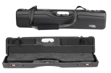 Image of Negrini OU/SXS Ultra-Compact Sporter Shotgun Case, Black/Grey, 16407LR/5664