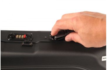 Image of Negrini OU/SxS Uplander Ultra-Compact Hunting Shotgun Case, Black/Blue, L31.89in x W6.89in x D4.72in 16405LR/5541