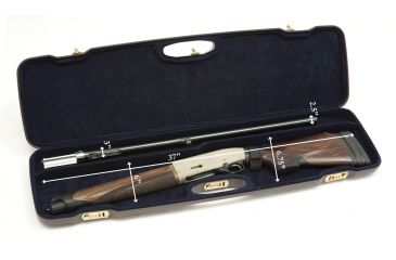 Image of Negrini Semi-Auto/Autoloader Shotgun Hard Case,38x10.6x3.5in,Barrel up to 36-3/4in,Brown/Blue 1607ALR/4792