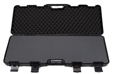 Image of Negrini Tactical Rifle Case, Solid Velvet Covered Foam, 44' max, 36inL x 14inW x 5inD, Black/Black, 1690ISY
