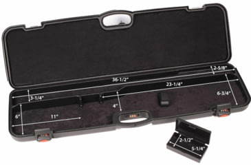 Image of Negrini Unicase Universal Shotgun Hard Case, 37.7x 11.2x 3.3in, Blaze Orange, 819129015327