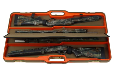 Image of Negrini Wings 2 Semi-Auto Shotgun Travel Case, 37.75x10.6x4.9in, Blaze Orange/Khaki, 819129015280