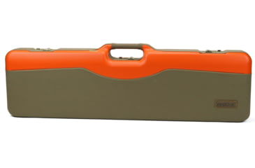 Image of Negrini Wings 2 Semi-Auto Shotgun Travel Case, 37.75x10.6x4.9in, Blaze Orange/Khaki, 819129015280