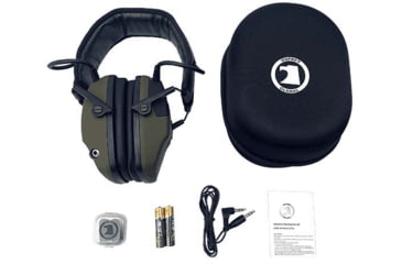 Image of Osprey Global Electronic Earmuffs, Od Green, EM-OSP-82DB