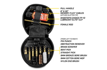 Image of Otis Technology 9MM Pistol &amp; Rifle - Cleaning Kit, FG-645-9