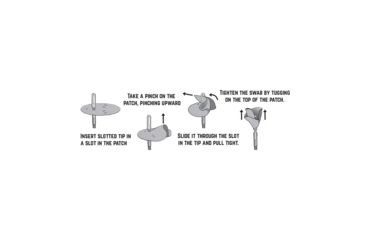 Image of Otis Technology 3in Cleaning Patches, 1,000 Patches, White, Small, FG-919-1M