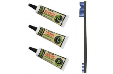 Image of Otis Technology Firearm 0.5 oz Tubes Lubrianct, Protectant and Cleaner Sample Pack, White, Small FG-GLP-BLU