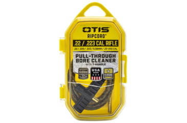 Image of Otis Technology Ripcord Gun Cleaning System, Tan/Orange, Small, 36 in, .22 &amp; .223 cal / 5.56 mm, FG-RC-325