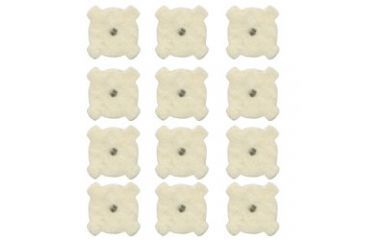 Image of Otis Technology Star Chamber Cleaning Pads, 12 Pack, 7.62mm, White, FG-2717-PD B