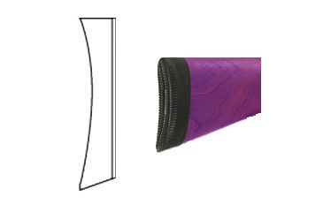 Image of Pachmayr Trap Recoil Pads D550, Black w/ Black Base - Medium, 1.1 Thick