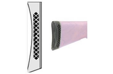 Image of Pachmayr Trap Recoil Pads T550, Black w/ White Line - Medium, 1.1 Thick, 00813