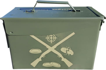 Image of Paladin Shot Gun Ammo Can, Green Metal, PE-AMMOCSH-2039