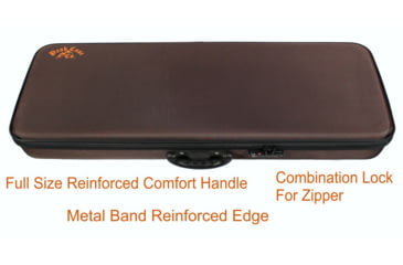 Image of Peak Case Ultra Light Trap Combo Case, 38.5in, Brown, PeakUltraTrapCombo1