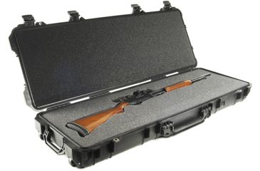 Image of Pelican 1720 Watertight Gun Case w/ Wheels and Foam - 42in Long Interior, Black 1720-000-110