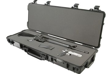 Image of Pelican 1720 Watertight Gun Case w/ Wheels and Foam - 42in Long Interior, Black 1720-000-110