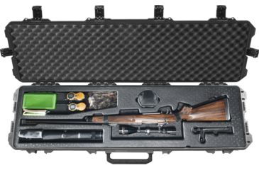 Image of Pelican Storm Cases iM3300 Storm Case with Molded Foam Interior for Rifles, Black, IM3300-00004