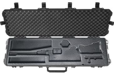 Image of Pelican Storm Cases iM3300 Storm Case with Molded Foam Interior for Rifles, Black, IM3300-00004