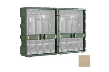 Image of Pelican M4/M16 8-Pack Rifle Case,44.8x34x26.5in,Tan 472M4M168250