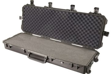 Image of Pelican Storm Cases iM3200 Dry Box w/Wheels, 44x14x6in Interior, Black, Solid Foam iM3200-00001