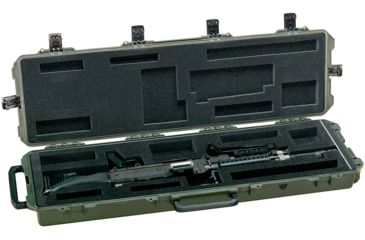 Image of Pelican Storm Cases iM3300 Case w/ Custom Foam for M240B - OD Green - 472-PWC-M240B-OD