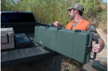 Image of Pelican Storm Cases iM3300 Hard Gun Case w/Wheels and Foam, Olive, iM3300-30001