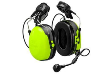Image of PELTOR CH-3 Headset w/Ptt Hard Hat Attached, Black/Yellow, MT74H52P3E-111