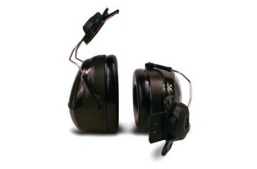 Image of Peltor Deluxe Green Helmet Attached Headphones, Dielectric NRR 24 db, Green H7P3E-01