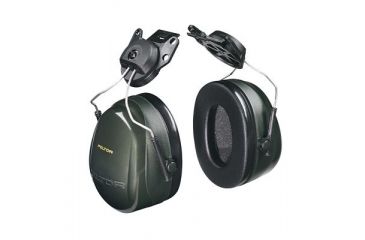 Image of Peltor Optime 101 Cap-Mount Earmuff Green H7P3E