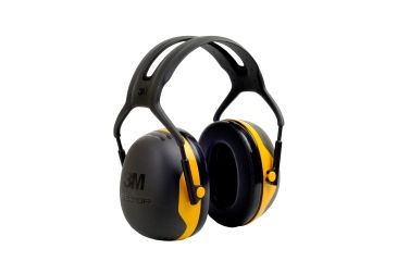 Image of Peltor Over-the-Head Earmuffs, Black/Yellow, 10 EA/Case, One Size Fits Most XA007707848