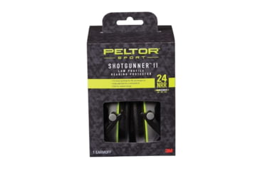 Image of PELTOR Sport Shotgunner II Low-Profile Hearing Protector, Black/Gray, 97040-PEL-2C