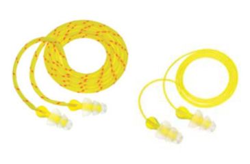Image of Peltor Tri-Flange Earplugs, Corded, 400 pair-pack,4 cases of PL-HP-TRIFLPLGS-P3000 P3000-CS