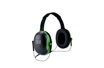 Image of Peltor X1B Behind-the-Head Earmuffs, Black, 10 EA/CS, Black, One Size Fits Most UU008197715