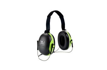 Image of Peltor X4B Behind-the-Head Earmuffs, Black, 10 EA/CS, Black, One Size Fits Most UU008197848