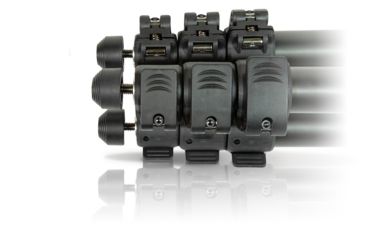 Image of Predator Tactics DeadEye Rifle Tripod System, Matte Black/Red Aluminum Finish, 97501