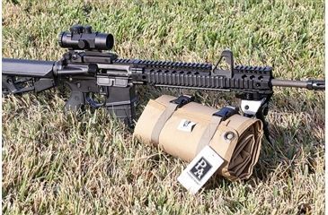 Image of Primary Arms Compact Shooting Mat - Flat Dark Earth - PAGSSMFDE, Black