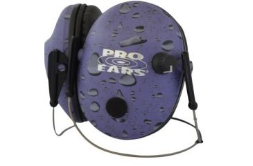 Image of Pro-Ears Pro 200 NRR 19 Shooting Hearing Protection - Purple Rain,Behind Head Headband Model P200PURBH