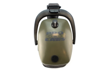 Image of Pro Ears Pro Tac Plus Gold Slim Medium Profile, NRR 28 Headset w/ Lithium Batteries, Green, GS-PTS-L Green
