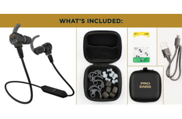 Image of Pro Ears Stealth Bluetooth Elite Hearing Protection, Black, PEEBBLKE