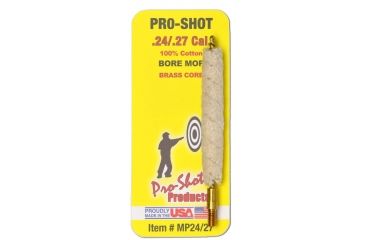 Image of Pro-Shot .24-.27 Cal Cotton Bore Mop, Pack of 12, MP24-27-CS