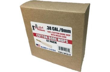 Image of Pro-Shot .35 Cal-.40 Cal Cotton Bore Mop, Pack of 12, MP38-CS