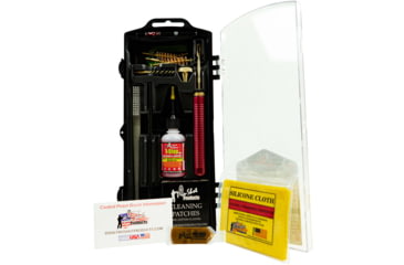 Image of Pro-Shot Coated Rod Universal Pistol Gun Cleaning Kit, Black, From .22-.45 Cal. BLACK-PISTOL