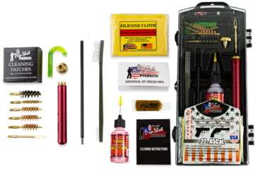 Image of Pro-Shot Coated Rod Universal Pistol Gun Cleaning Kit, Black, From .22-.45 Cal. BLACK-PISTOL